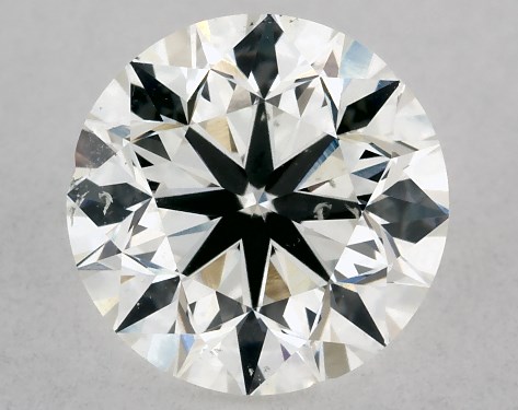 GIA 1.00 Carat H-SI2 Very Good Cut Round Diamond