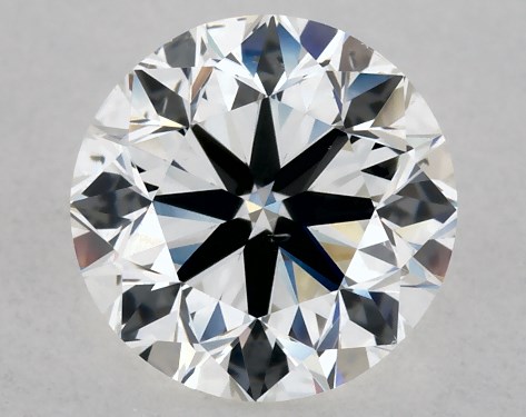 GIA 1.01 Carat H-SI1 Very Good Cut Round Diamond