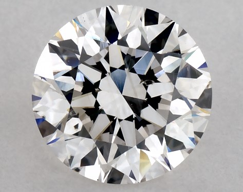 GIA 1.01 Carat H-SI1 Excellent Cut Round Diamond