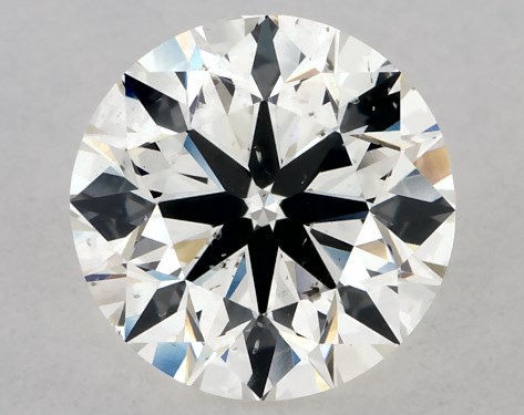 IGI 1.00 Carat H-SI1 Excellent Cut Round Diamond