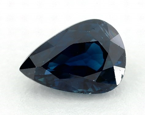 This 1.08 Pear Blue Sapphire is sold exclusively by James Allen 