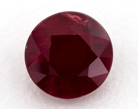 This 1.56 Round Ruby is sold exclusively by James Allen 