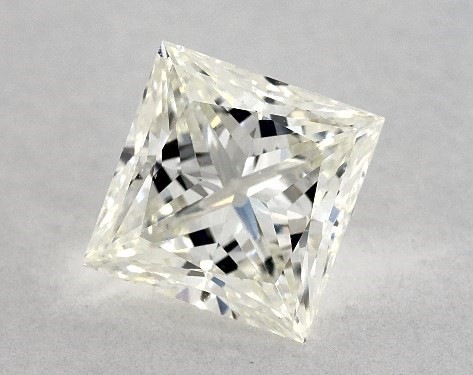 This 1.03 carat princess diamond K color VS1 clarity has Very Good proportions and a diamond grading report from GIA